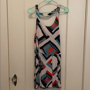 Something Else by Natalie Wood print dress